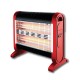 ELECTRIC HEATER  ECO HEAT 1600W RED/BLACK